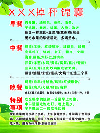 减肥掉秤锦囊
