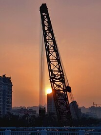 城市余晖