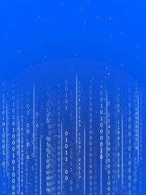 蓝色大数据科技背景