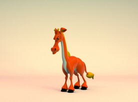 C4D模型卡通小马