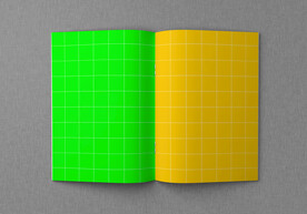 简约书籍画册样机设计