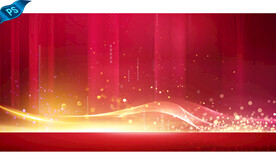 红色年会背景