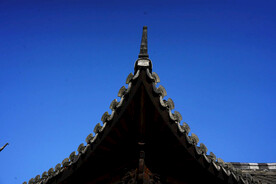 古建筑天空旅游景点旅游