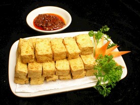 干炸臭豆腐