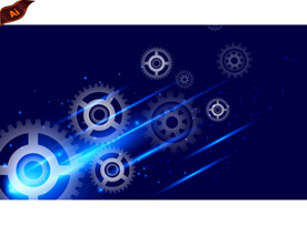 科技齿轮背景