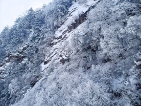 洛阳老君山雪景