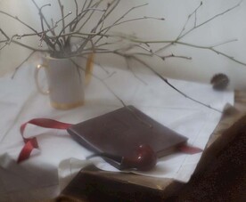 桌面静物素描水彩参考图