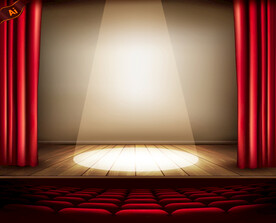 舞台剧场插画
