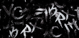 字母   扎染