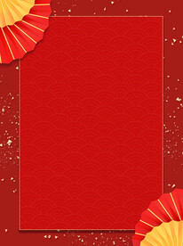 红色喜庆新年背景