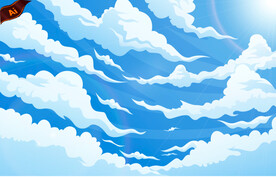 蓝天白云背景