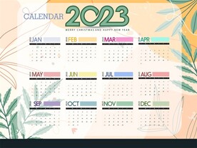 2023新年兔年台历挂历