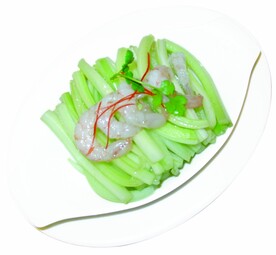鲜虾西芹