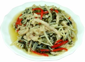 雪菜冬笋肉丝
