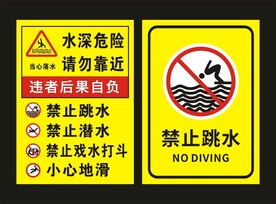 水深危险 标牌制作
