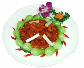 葱烧鹿筋