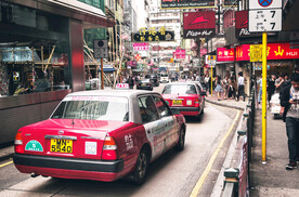 香港街头计程车TAXI