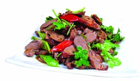 麻辣鸭心
