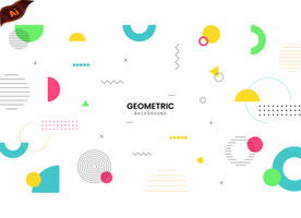 彩色几何背景