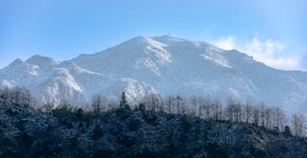 黄连河雪景