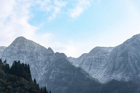 黄连河雪景