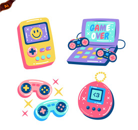 卡通游戏设备