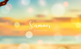 夏日清新光斑背景