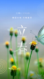 立春节气海报