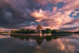 湖面 倒影 
