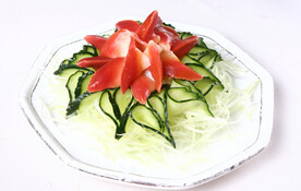 碧绿爽拌北极贝