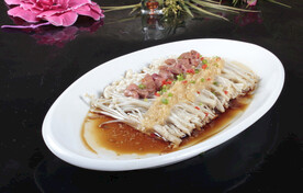 豉油蒸金针菇