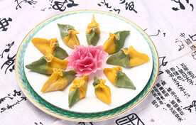 双色蒸饺