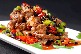 豆椒排骨