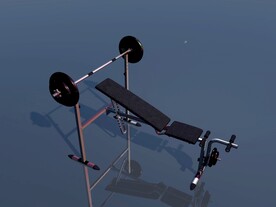 C4D模型健身器材