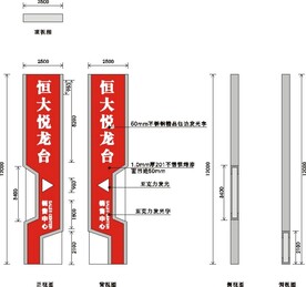 售楼处导视标识源文件矢量