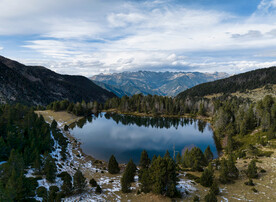 天空云彩山林湖泊风光