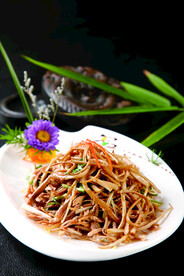 茶树菇牛肉丝