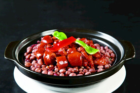 黑椒双豆煮猪尾架