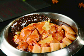 美国腰参焖土鸡