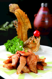 鲜露生煎加州鲈鱼