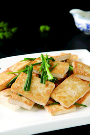 香葱煎豆腐