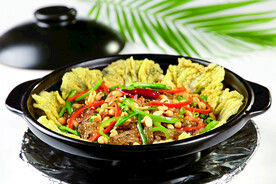 小豆芽炒粉条