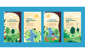 花草树木自然插画