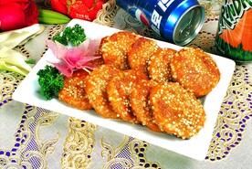 西米南瓜饼
