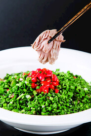 韭香山椒腰花
