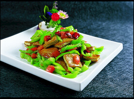 灌肠辣子炒豆腐