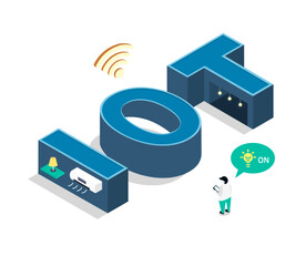 物联网科技插画