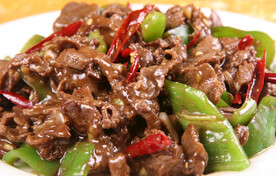 青椒炒牛肉