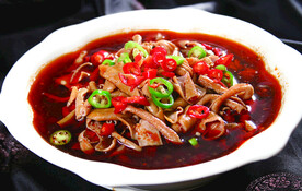 金针红汤鸭肠