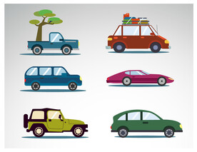 汽车卡通图标